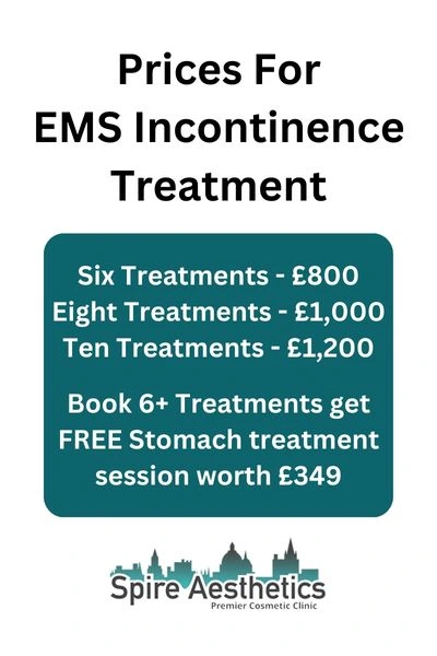 EMS Incontinence Treatment Prices Colchester