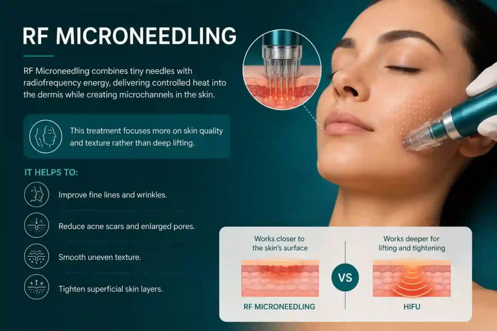 What Does RF Microneedling Do That HIFU Alone Cannot Colchester